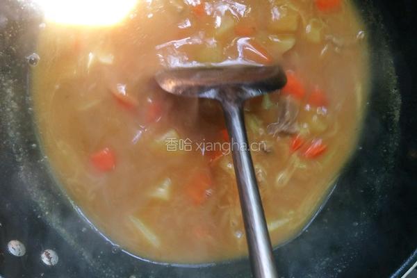 咖喱牛肉的做法图解7