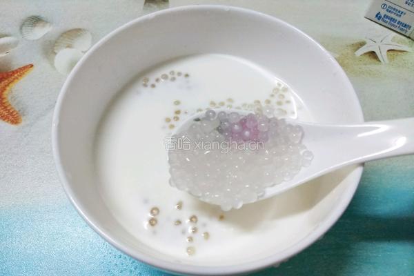牛奶芒果西米露的做法图解7