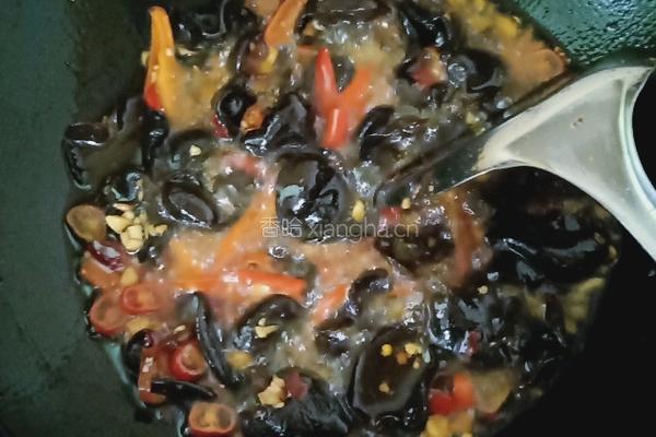 木耳炒豆腐的做法图解5