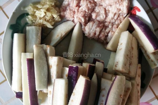 肉沫茄子的做法图解1