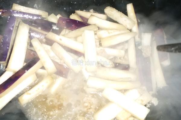 肉沫茄子的做法图解4