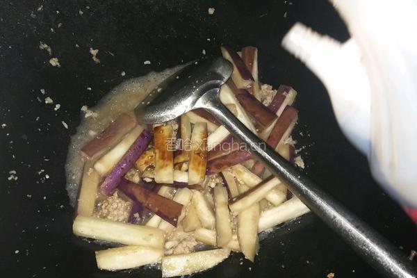 肉沫茄子的做法图解5