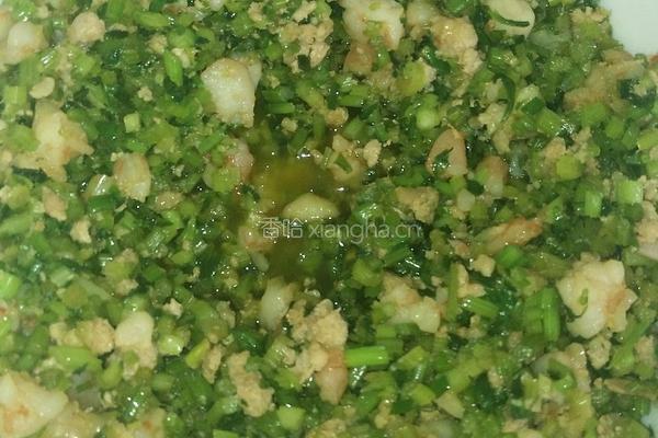 芹菜水饺虾仁的做法图解4