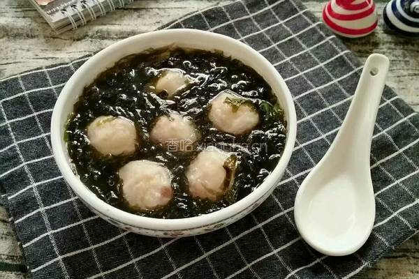 紫菜虾球汤的做法图解9