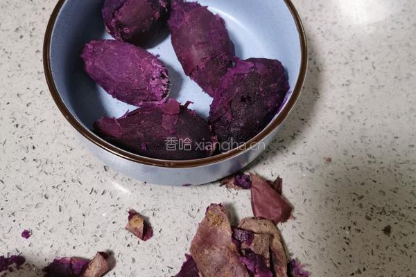 紫薯馅的做法图解3