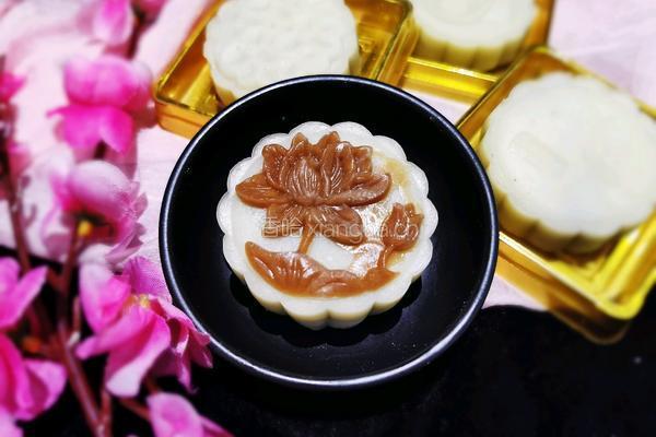 可可豆沙冰皮月饼的做法图解20
