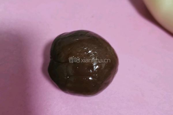 可可豆沙冰皮月饼的做法图解11