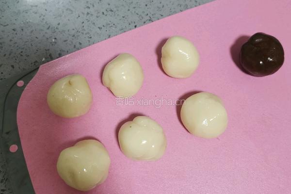 可可豆沙冰皮月饼的做法图解12