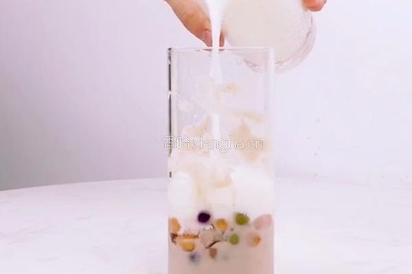 家庭版喜茶同款饮品——芋泥波波冰的做法图解6