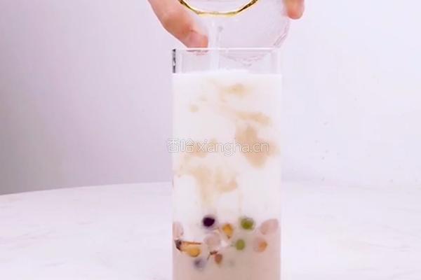 家庭版喜茶同款饮品——芋泥波波冰的做法图解7