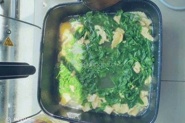 豌豆尖鸡蛋汤的做法图解7