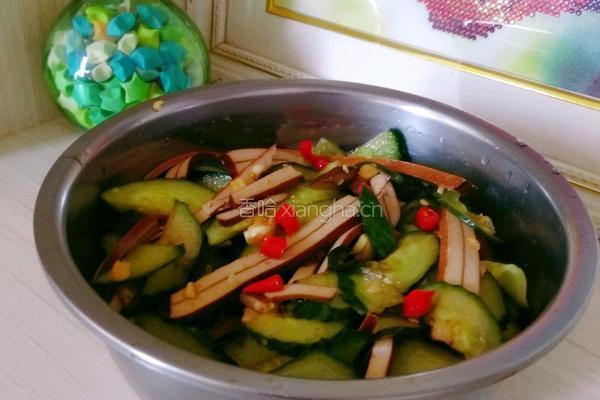 凉拌黄瓜豆干的做法图解6