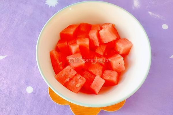 西瓜糯米煎饼的做法图解2