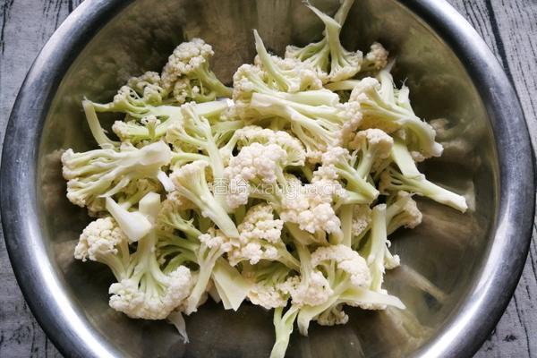 茄汁有机花菜的做法图解2