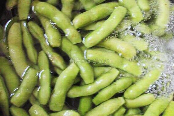 毛豆豆浆的做法图解2