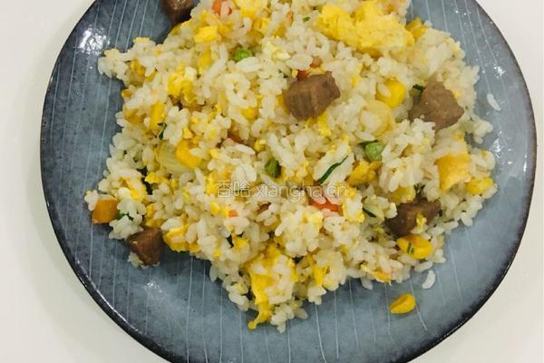 牛肉丁玉米粒蛋炒饭的做法图解15
