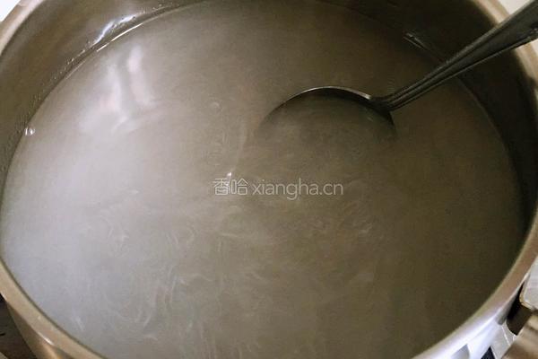 老红糖果粒冰粉的做法图解4