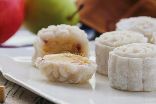 椰香冰皮月饼（绿豆奶黄馅）的做法图解19