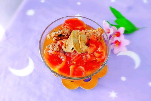 大脚菌番茄牛骨汤的做法图解14
