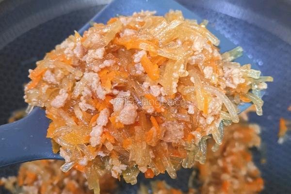 肉末胡萝卜粉条馅的做法图解7