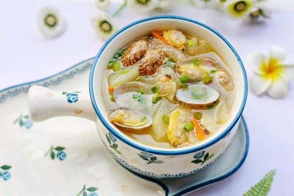 冬瓜花蛤汤的做法图解11