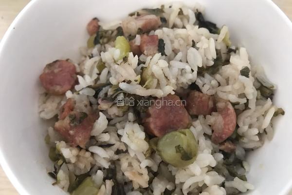 香莴笋叶菜饭的做法图解3
