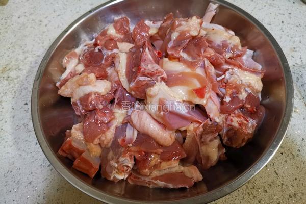 炒鸭肉的做法图解4
