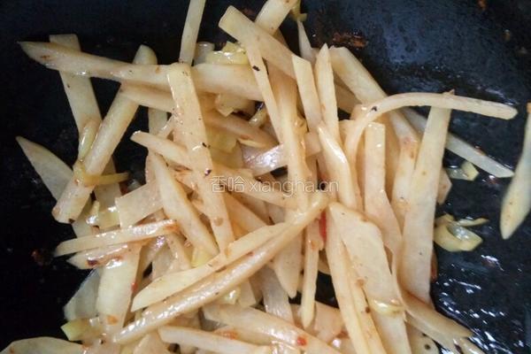 酸辣土豆丝的做法图解3