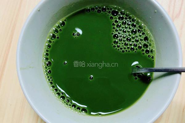 红豆抹茶牛奶的做法图解3