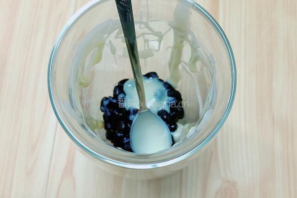 红豆抹茶牛奶的做法图解5