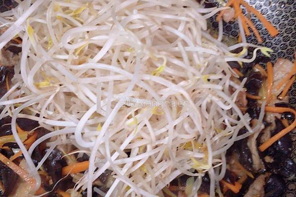 银芽炒三丝的做法图解10