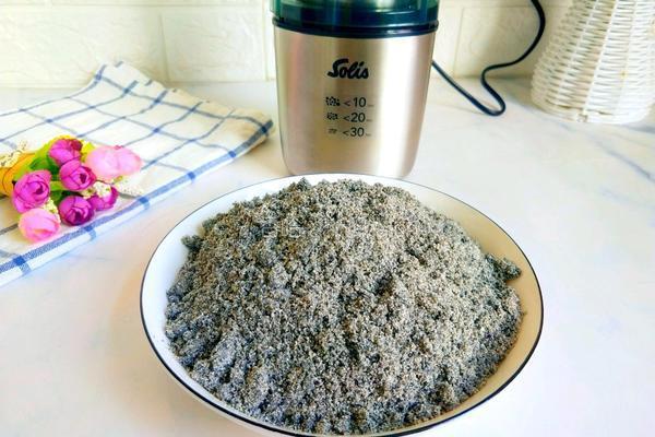 自制黑米黑芝麻糊的做法图解11