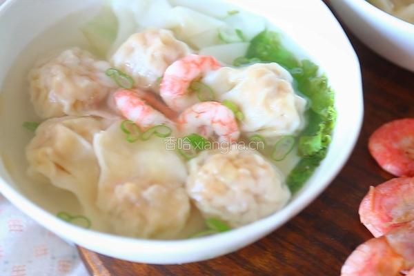 加拿大北极虾鲜肉云吞的做法图解9