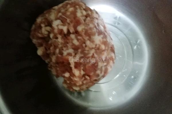 肉馅茄盒的做法图解1