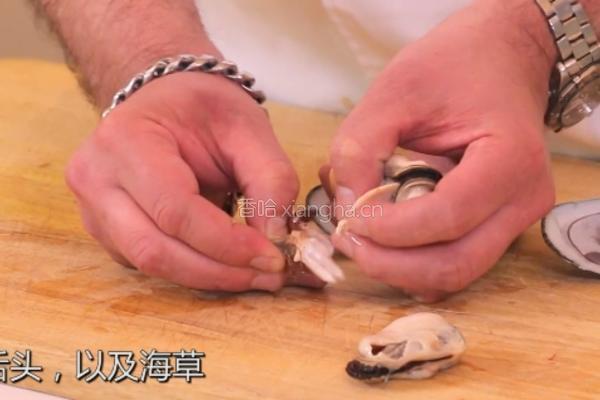 培根卷新西兰青口贝肉串的做法图解2