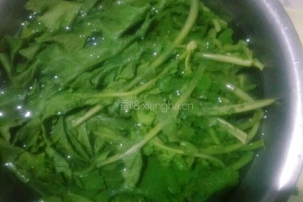 纯天然青萝卜苗蒸包的做法图解6