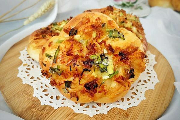 葱香海苔肉松面包的做法图解21