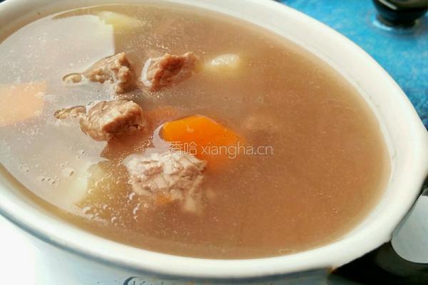 胡萝卜土牛肉汤豆的做法图解8
