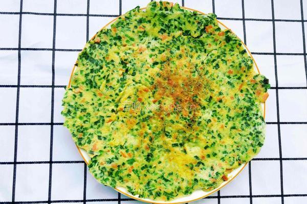 韭菜鸡蛋饼的做法图解7