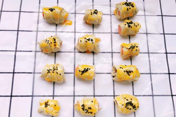 手抓饼火腿卷的做法图解4