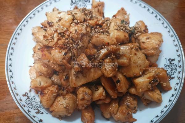 孜然鸡胸肉粒的做法图解6