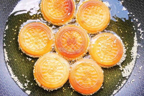 金钱南瓜饼的做法图解12
