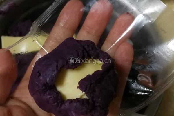 紫薯仙豆糕的做法图解5