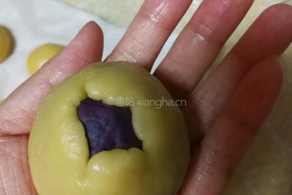 紫薯仙豆糕的做法图解11