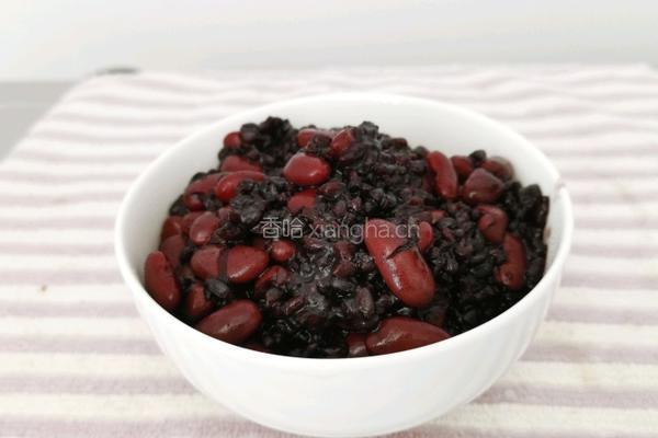 红豆黑米饭的做法图解9