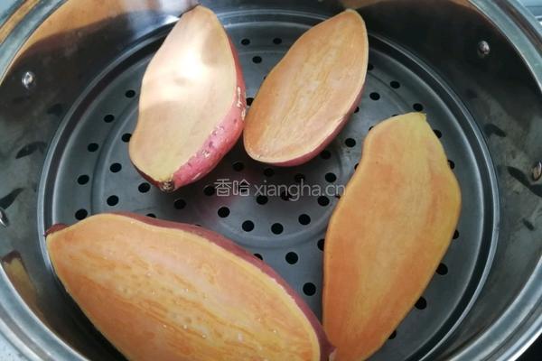 芝士烤红薯的做法图解2