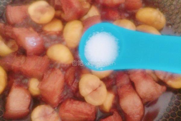 板栗红烧肉的做法图解9