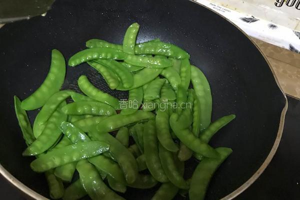 荷兰豆炒牛肉的做法图解4
