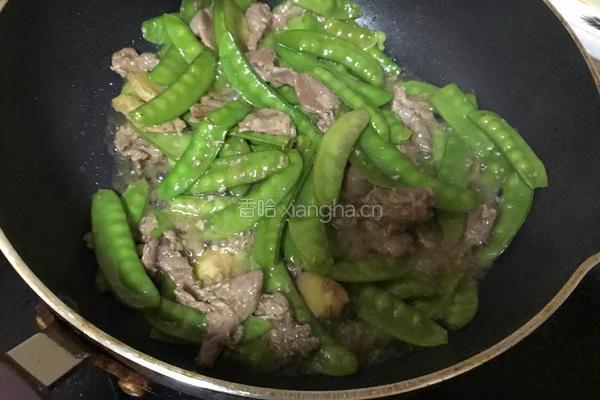 荷兰豆炒牛肉的做法图解5