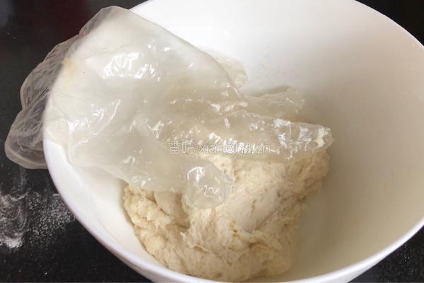 莲蓉肉松蛋黄酥的做法图解4